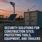 Security Solutions for Construction Sites: Protecting Tools, Equipment, and Trailers